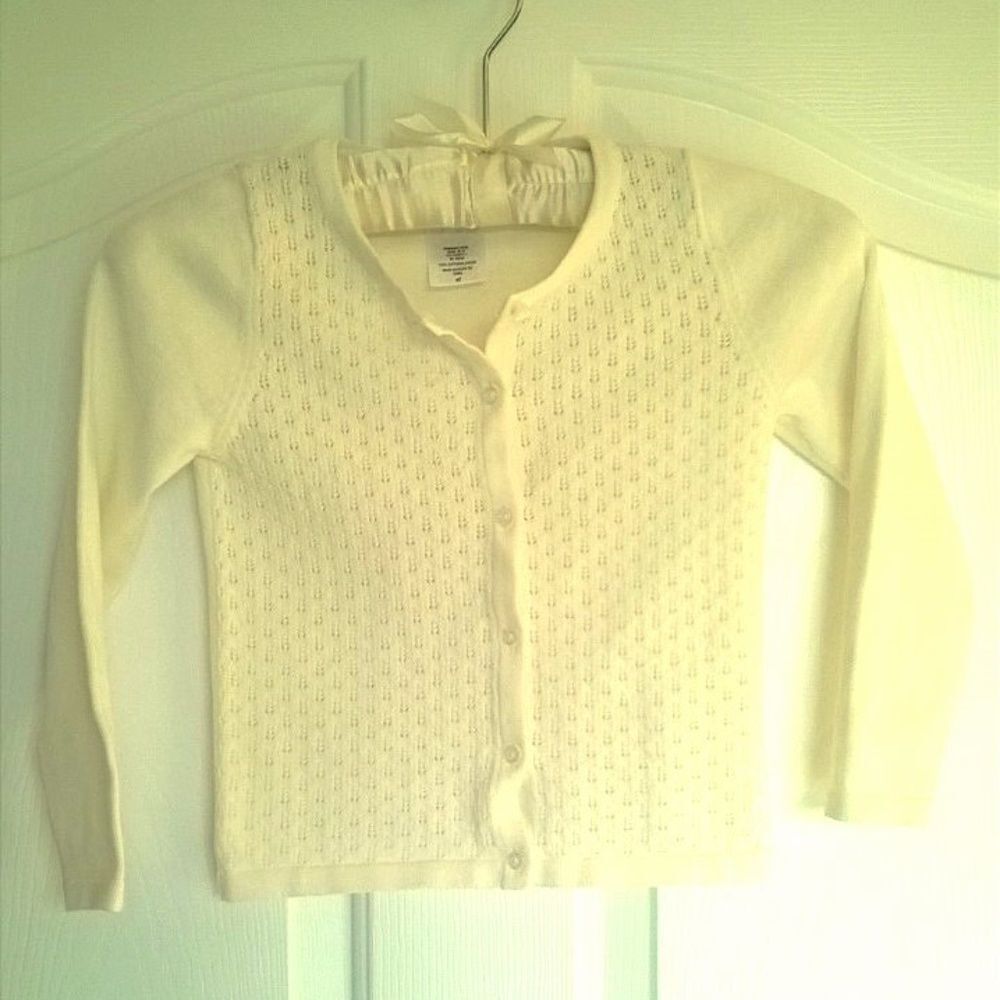 Girls Wonderkids Off White Sweater 4T